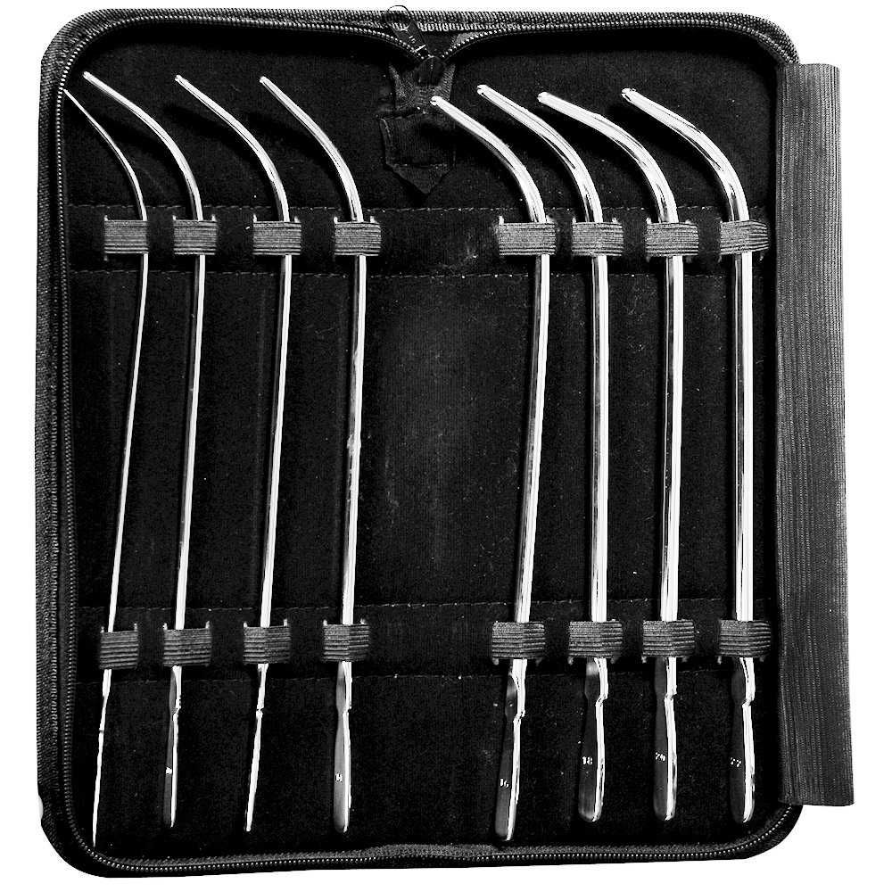 The Van Buren Urethral Dilators are 316L Surgical Steel.