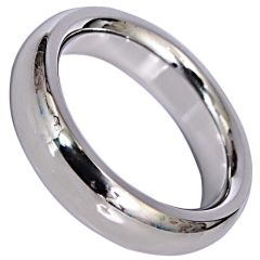 Crescent Glans Ring, 316L Surgical Steel Male Genital Penis Head Ring (28mm)