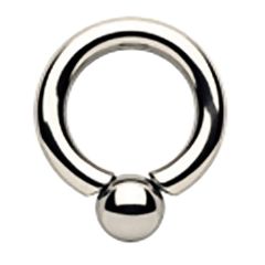 Surgical Steel Screwball Ring