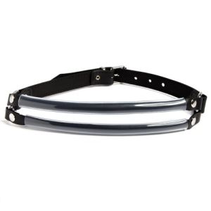Clearance - Deluxe Leather Open Bar Gag
