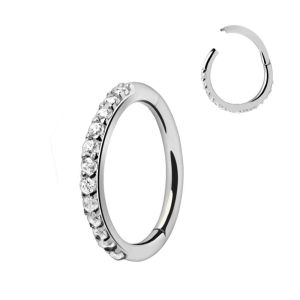 Multi-Jeweled Clicker Ring