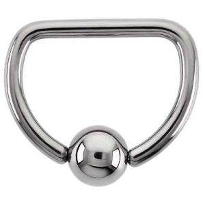 Clearance - Surgical Steel D Ring