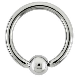 Surgical Steel Fixed Bead Ring