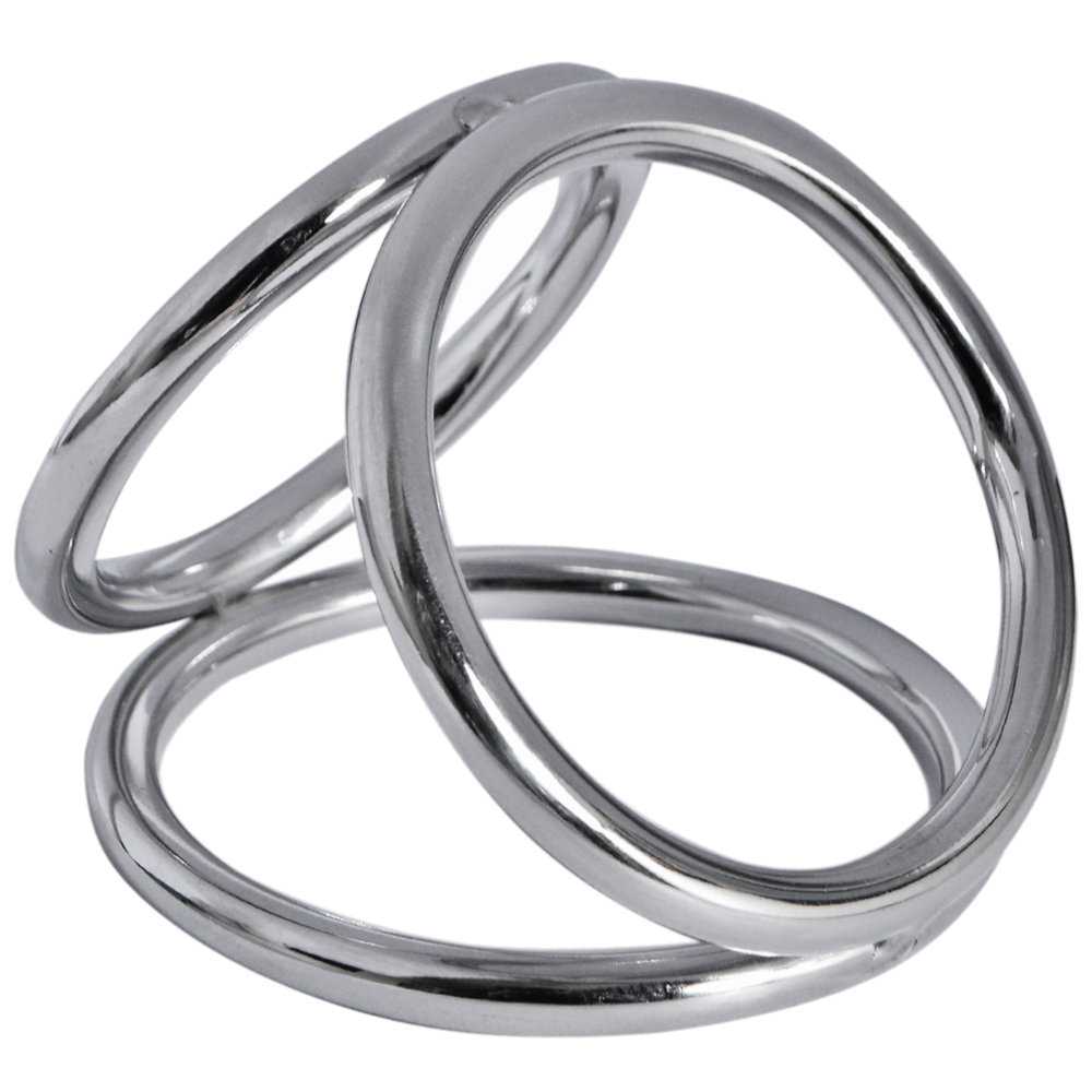 3 Pcs Cock Ring Men Sex Toy Clear 3 Size Penis Donut Ring 3 Cock Rings